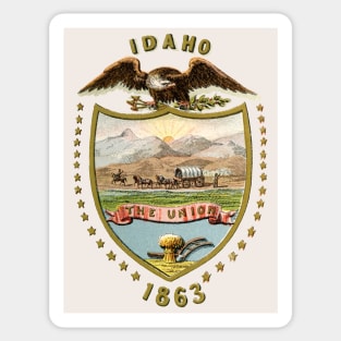 1876 Idaho Coat of Arms Sticker